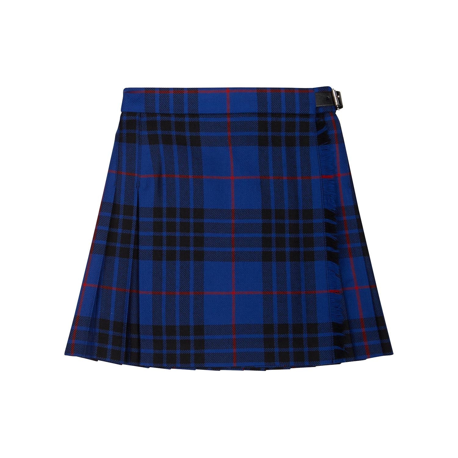 Blue kilt cheap skirt