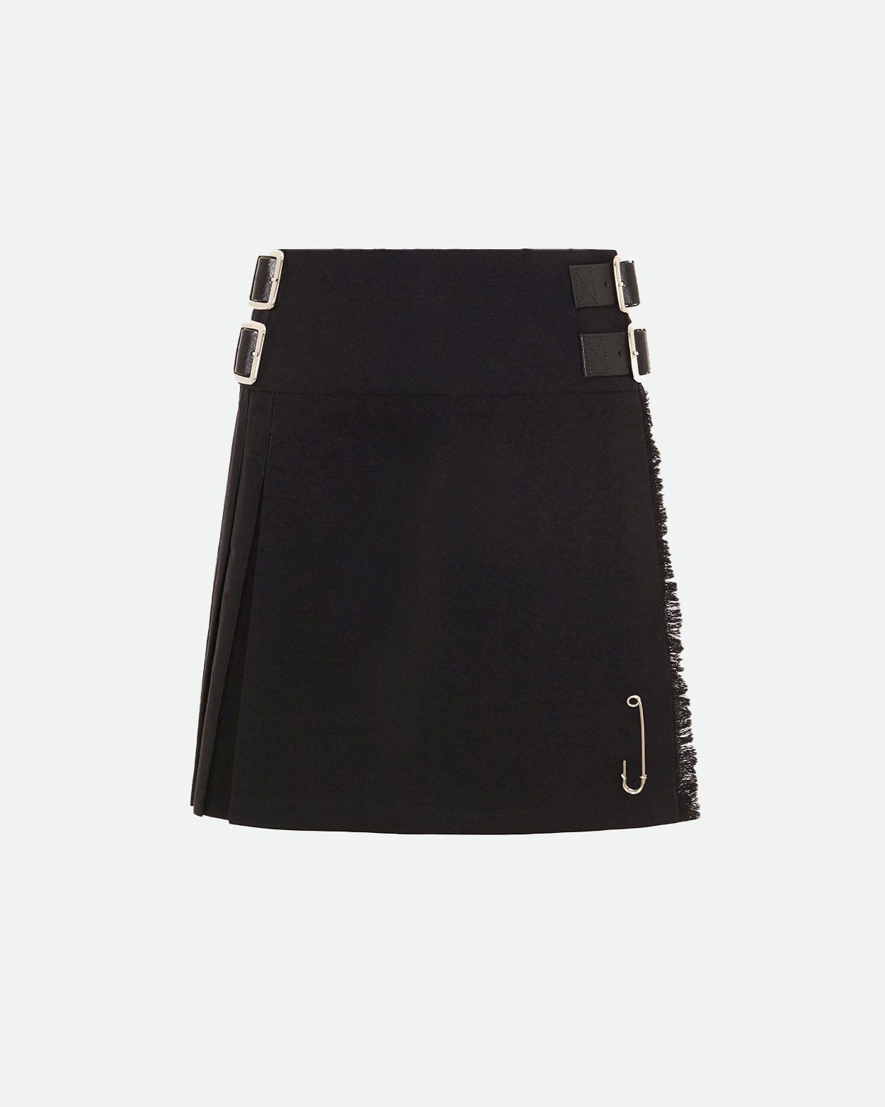 Black kilt mini clearance skirt
