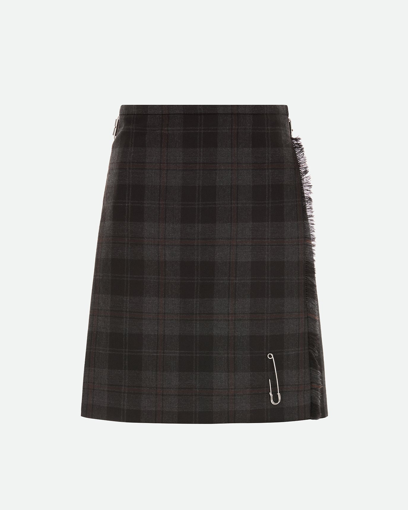 01 - Charcoal grey tartan - Le Kilt