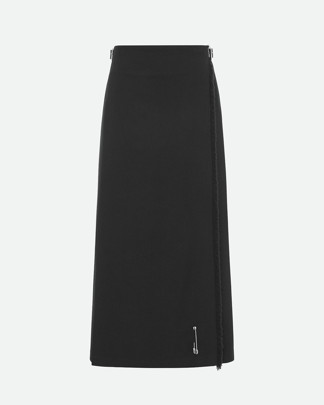 03 - Black Gabardine Kilt - Le Kilt