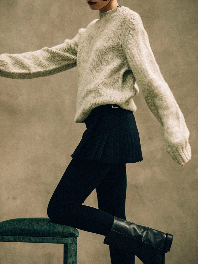 CHUNKY NATURAL CREW - Le Kilt