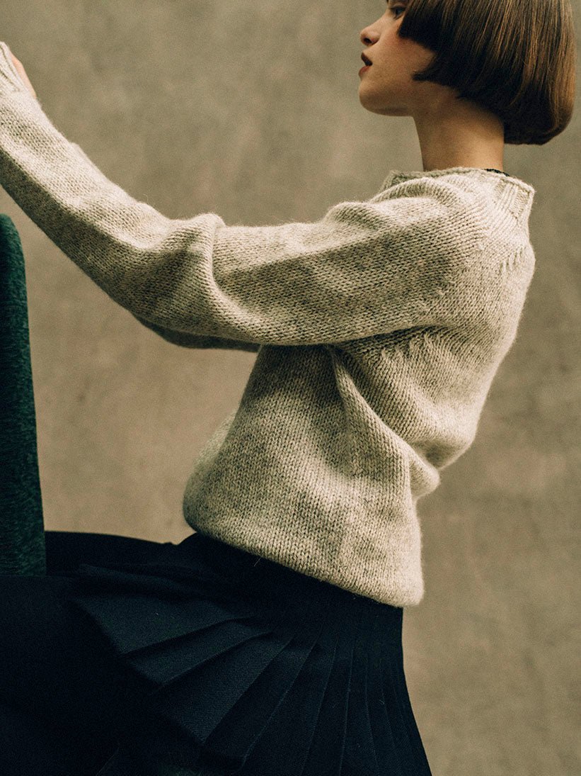 CHUNKY NATURAL CREW - Le Kilt