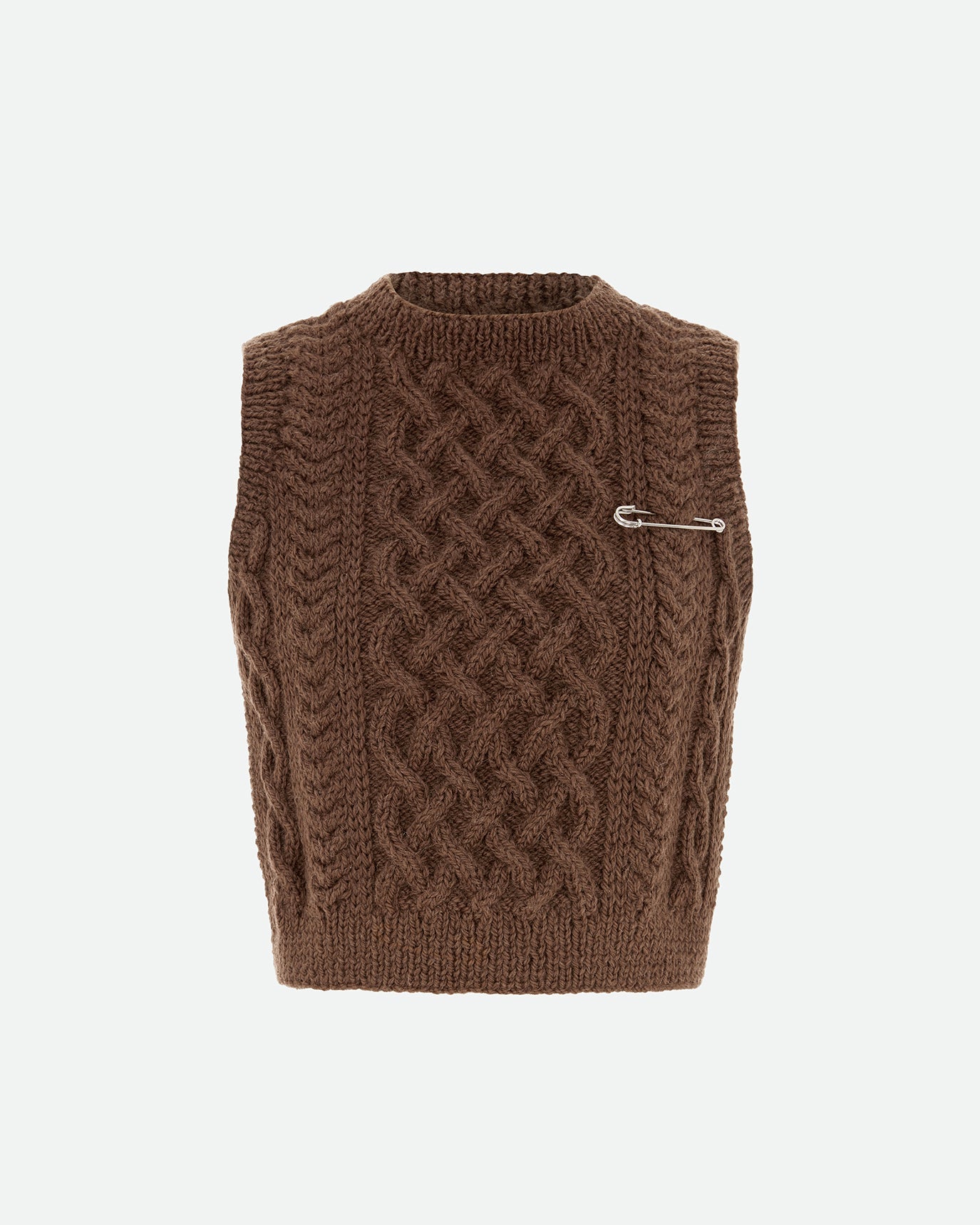 New HAND KNITTED ARAN VEST - Le Kilt