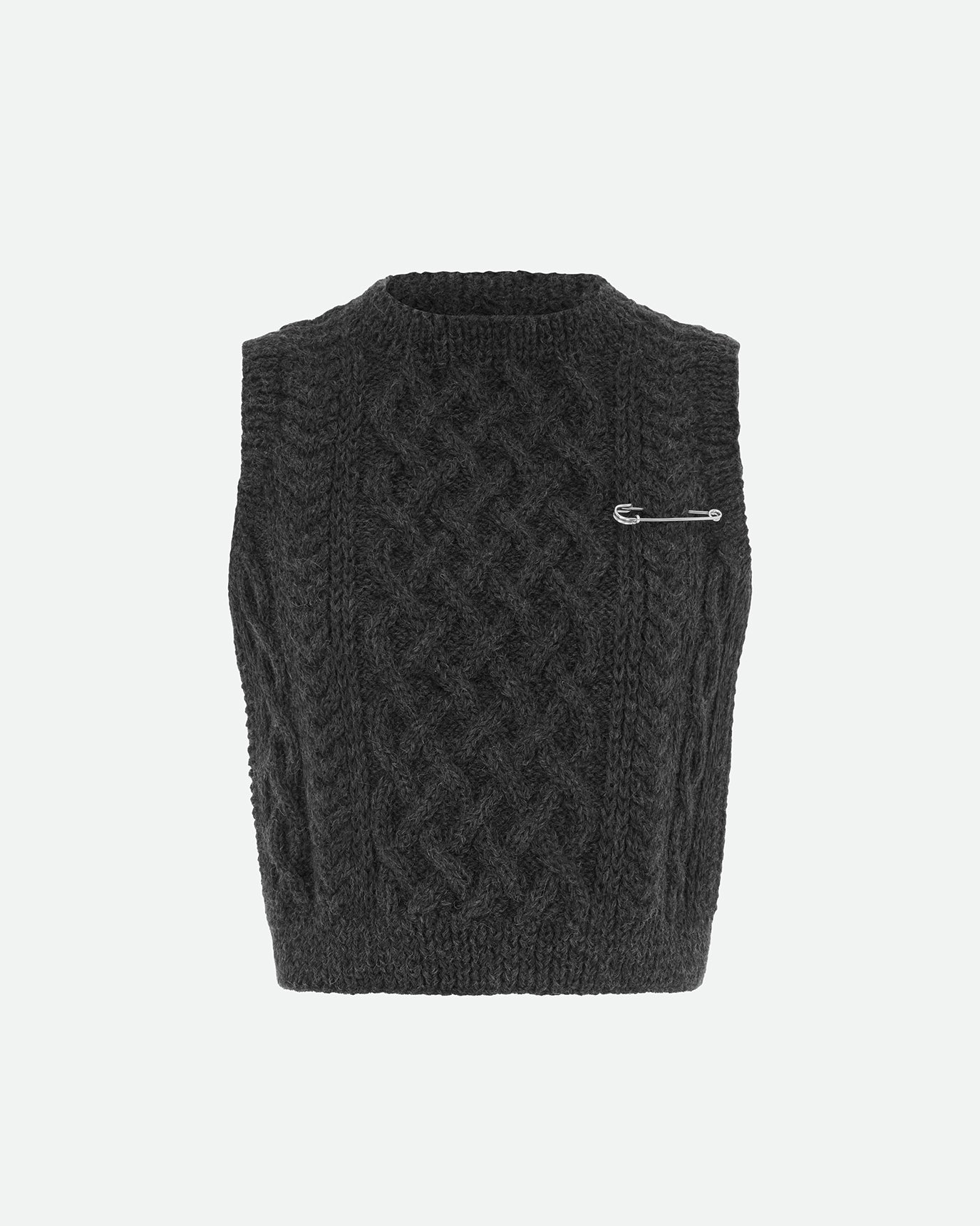 New HAND KNITTED ARAN VEST - Le Kilt