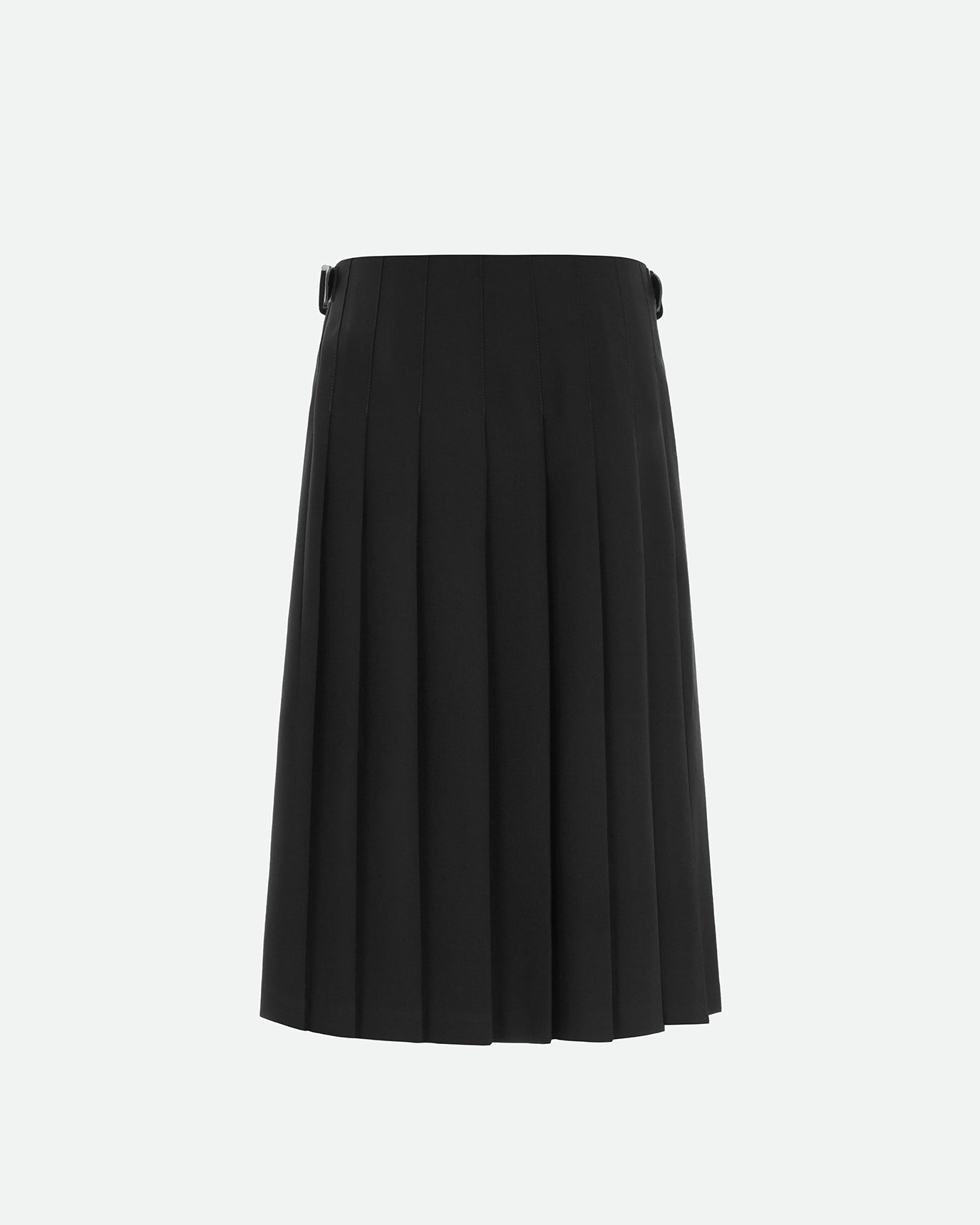 NEW PLEATED GABARDINE MIDI KILT - Le Kilt